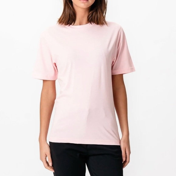 Lita by Ciara Tops - Lita by Ciara Boxy Shoulder Pad Cotton T-Shirt